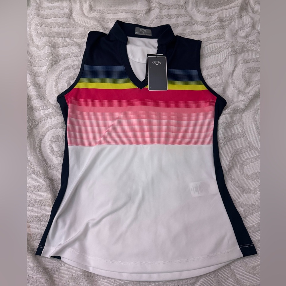 Callaway opti-dry golf tank top size S NWT!